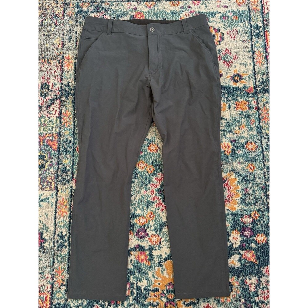 Kuhl Resistor Chino Pants Men 38x30 Gray Stretch Outdoor Hiking Travel
